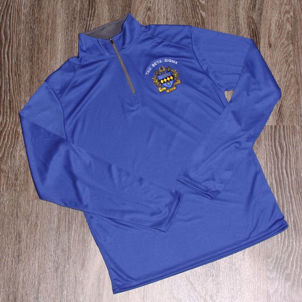 Kappa Kappa Psi Tau Beta Sigma Crest Quarter Zip Dri Fit