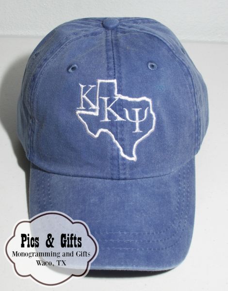 Kappa Kappa Psi Tau Beta Sigma Royal Blue Hat w Monogrammed
