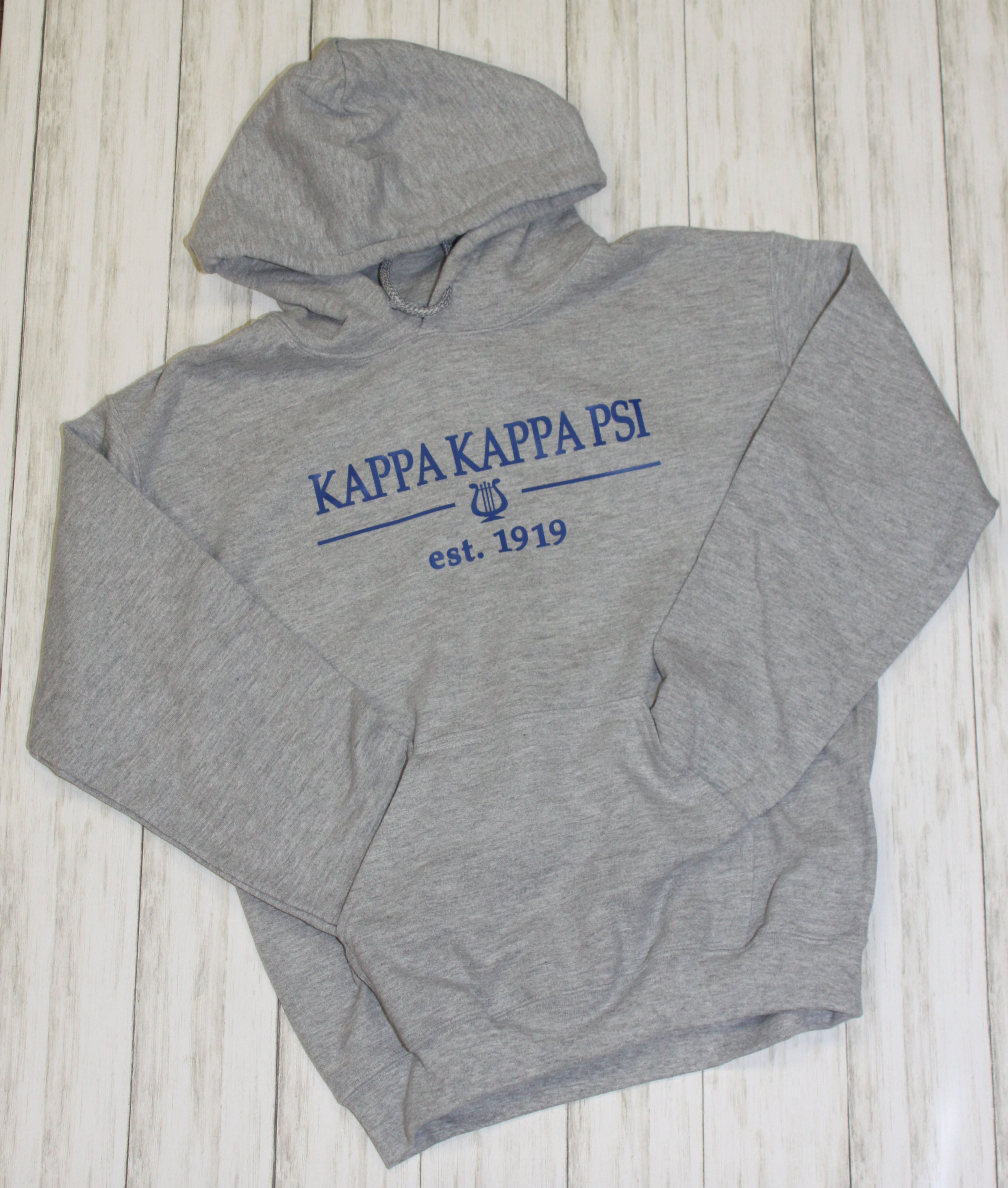 Kappa Tau Beta Sport Grey Imprinted Hoodie | Pics & Gifts
